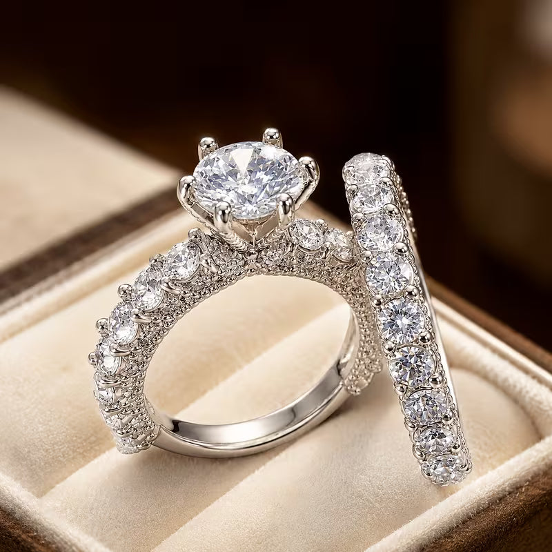 The Celestine Ring Duo — additional product detail