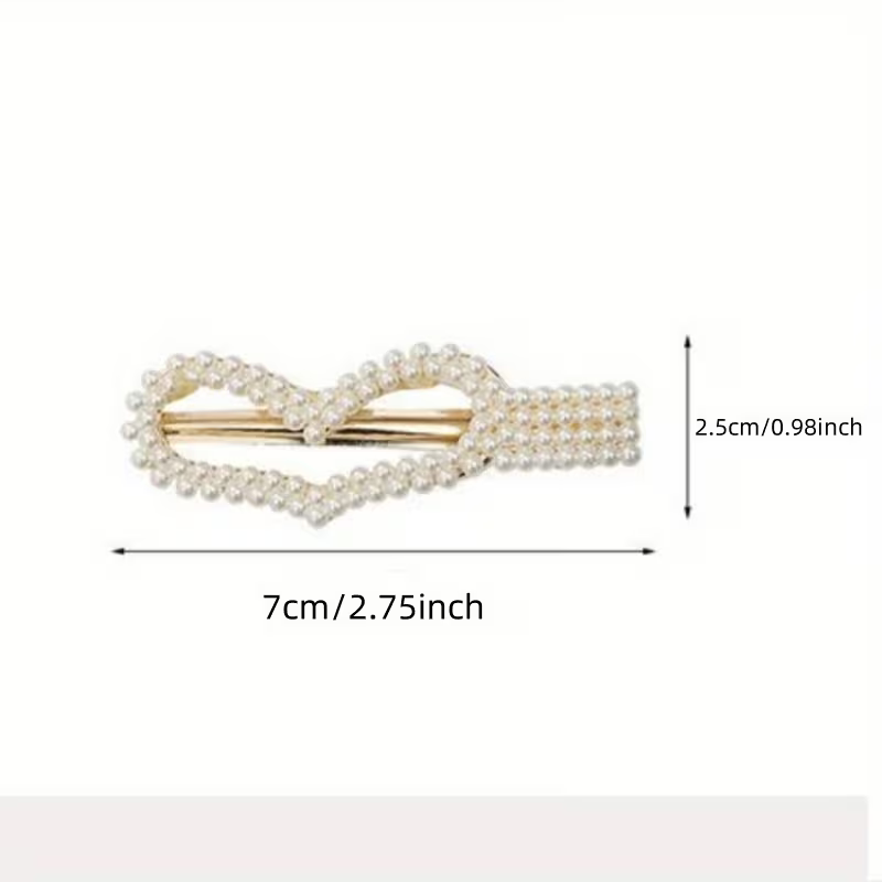 The Pearl Edit Hair Clips — styled product view