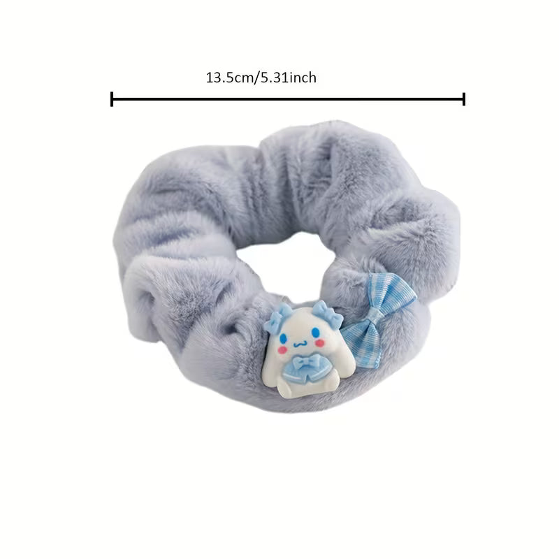 Sanrio Cinnamoroll Plush Hair Accessory Set — styled product view