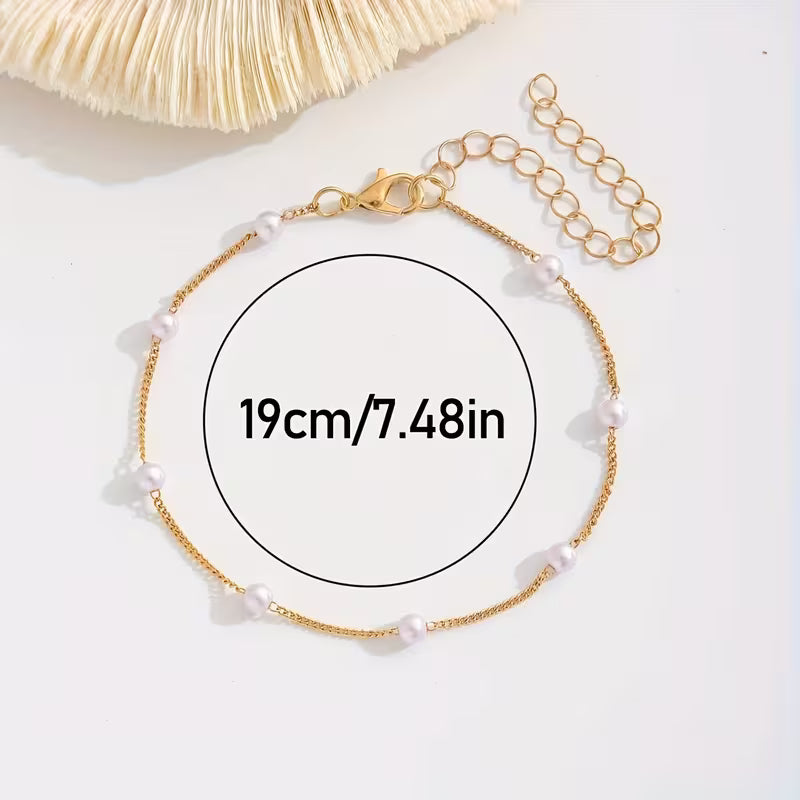 The Amélie Pearl Anklet — additional product detail