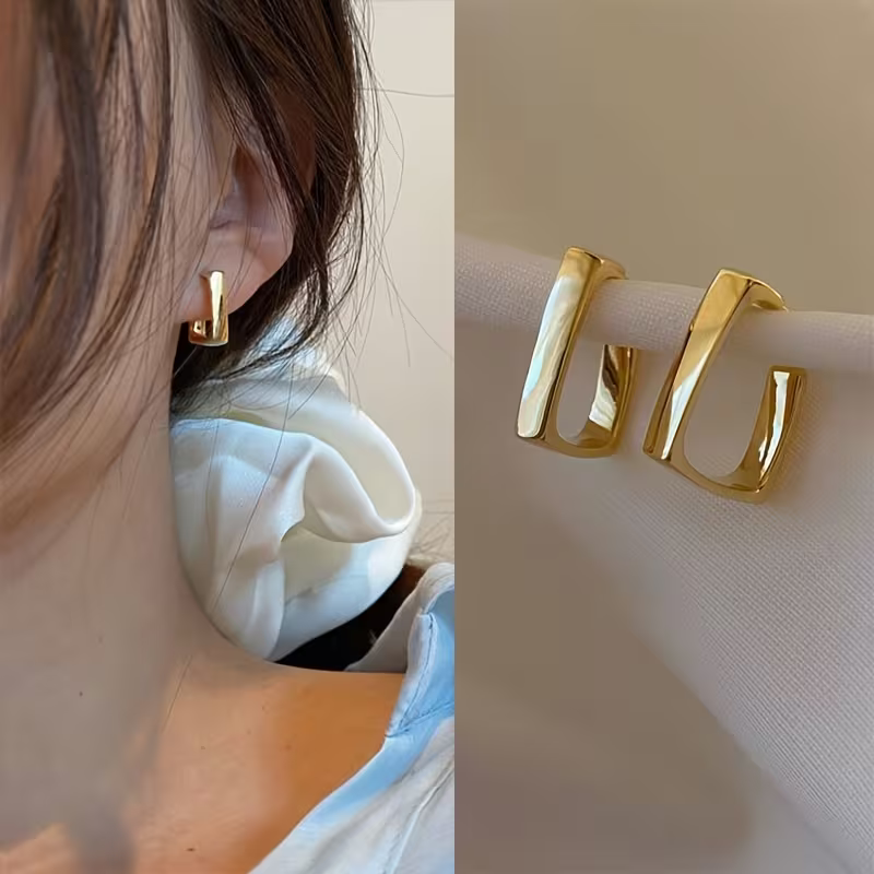 The Élan Studs — styled product view
