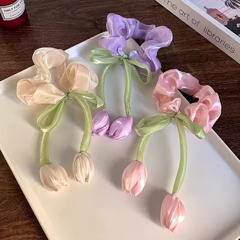 The Tulip Hair Tie Trio