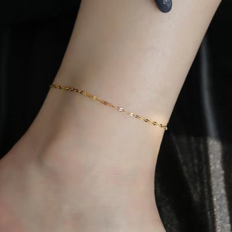 The Solene Anklet — styled product view