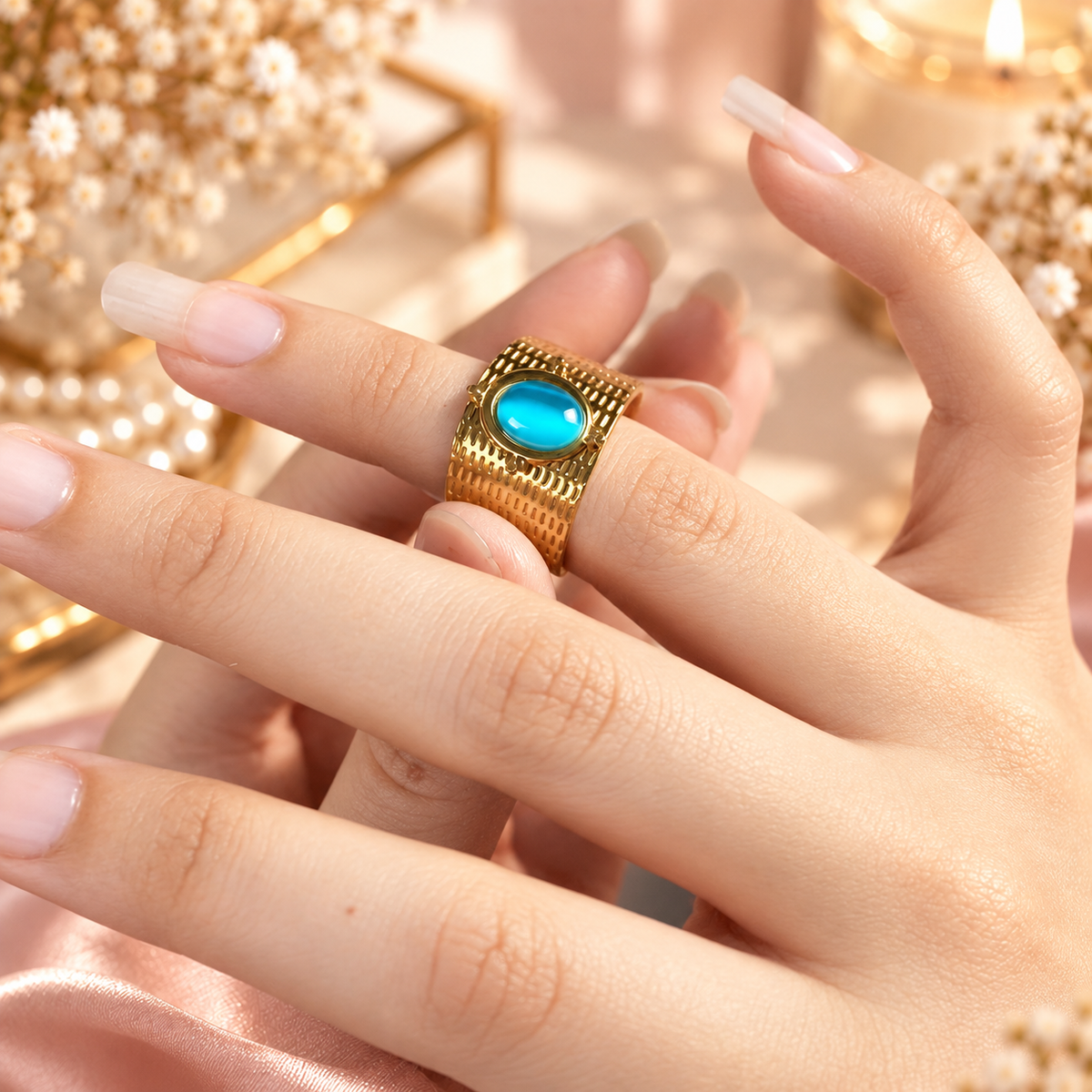 The Elara Ring Edit – 7 Pieces — styled product view