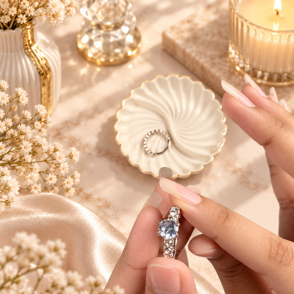 The Celestine Ring Duo — additional view 8