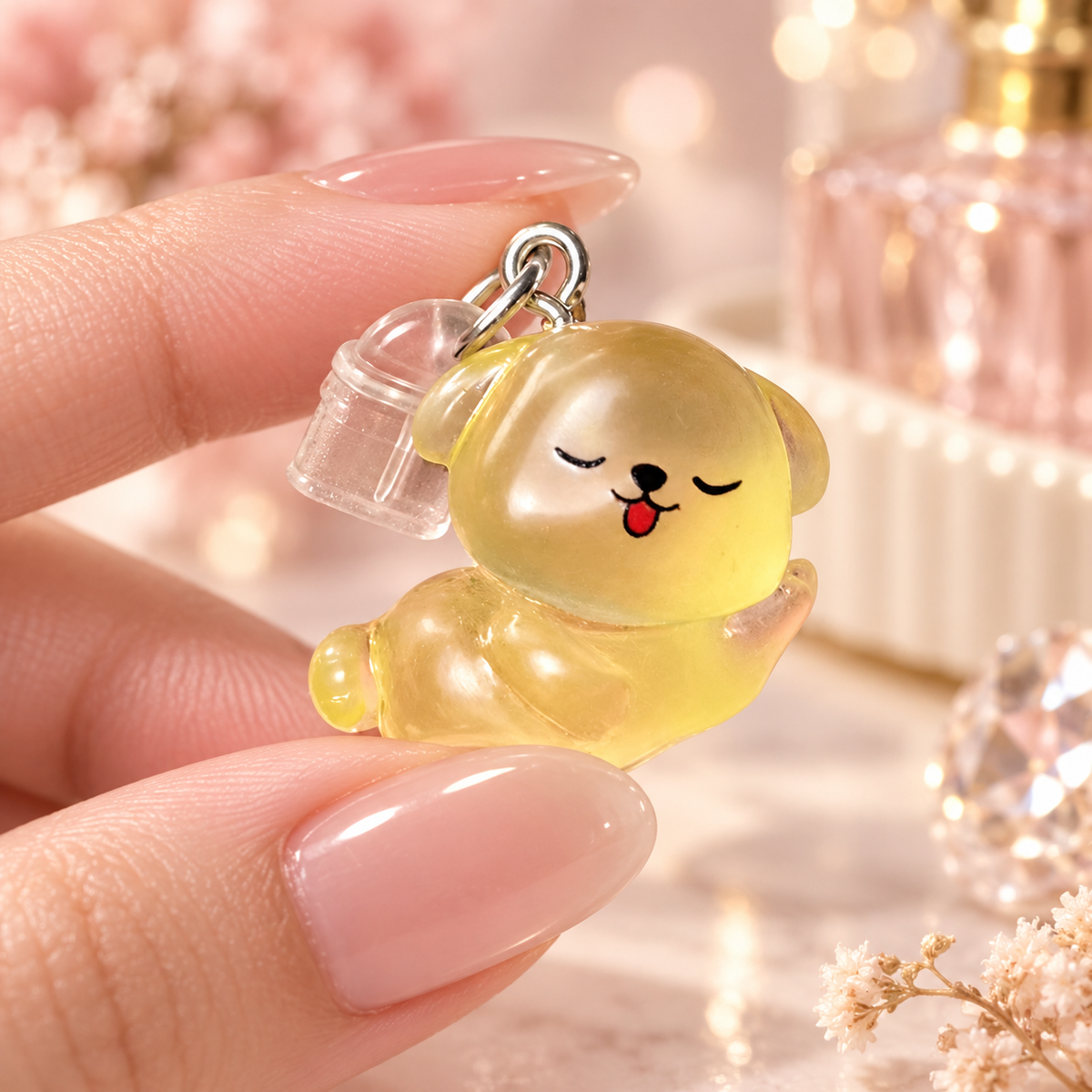 The Glow Puppy Phone Charm — alternate product view