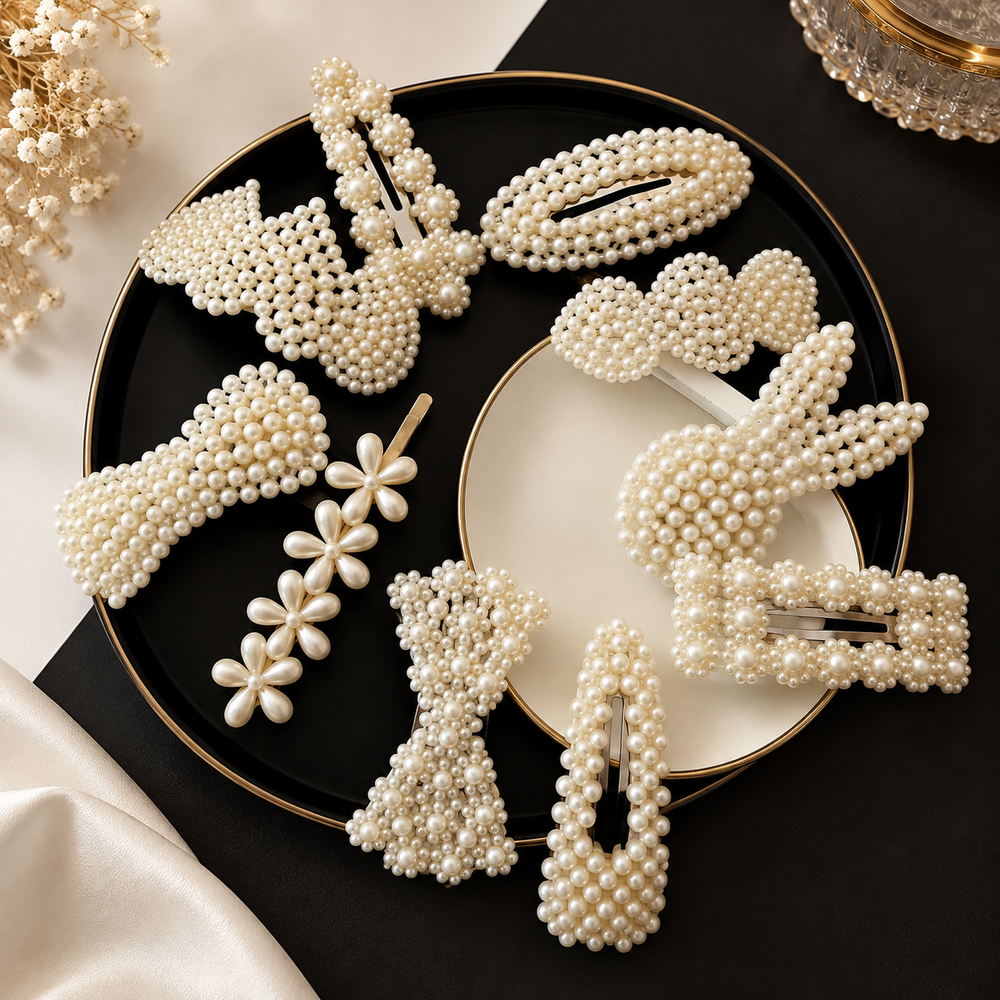 Pearl Edit Hair Clips