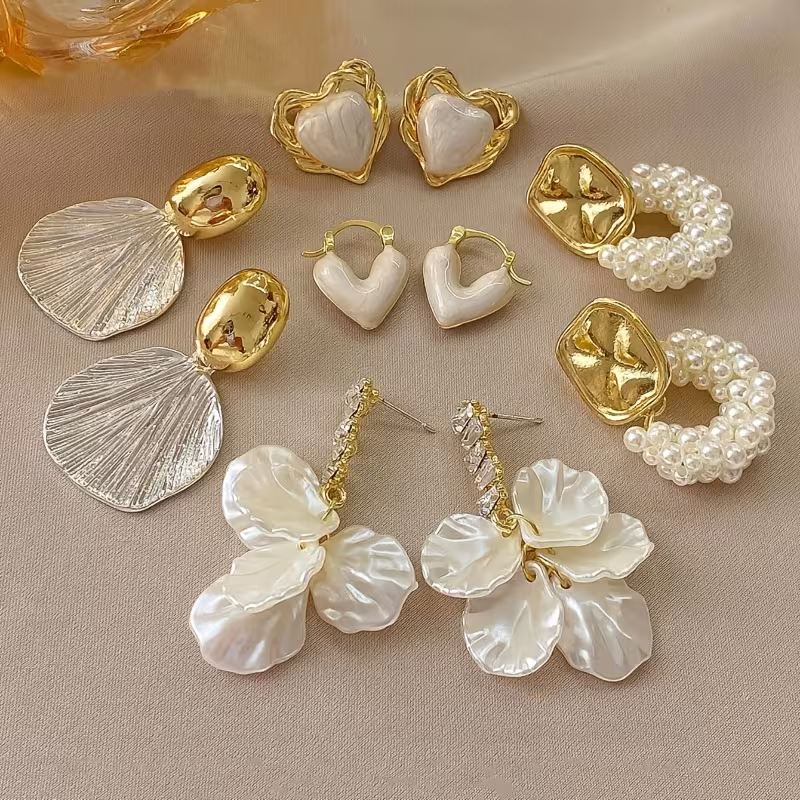 The Ivory Edit Earring Set