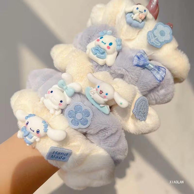 Sanrio Cinnamoroll Plush Hair Accessory Set
