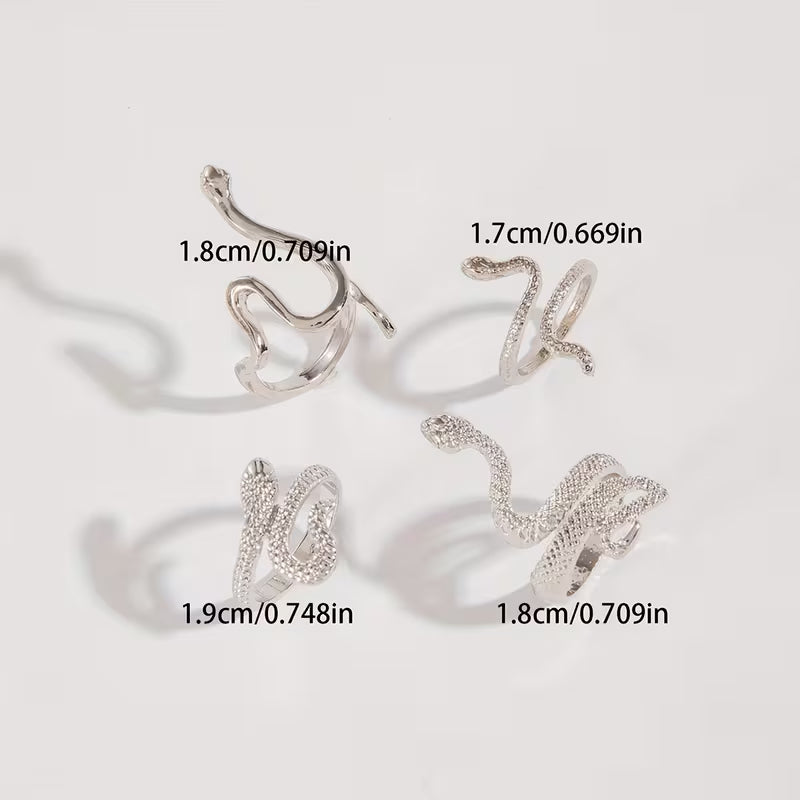 The Serpentine Ring Set — styled product view