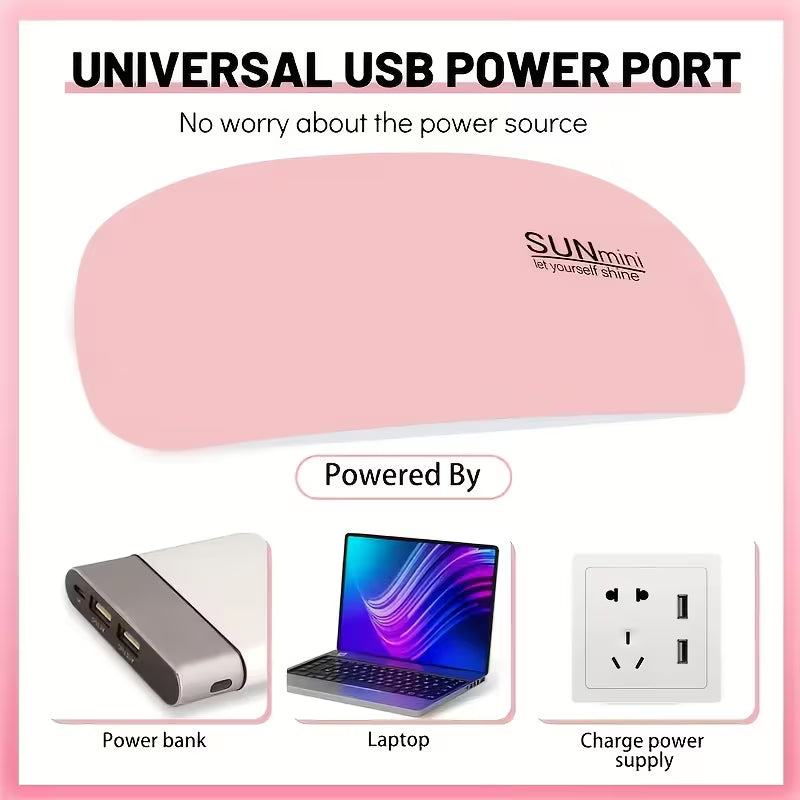 The Mini Nail Lamp — close-up detail