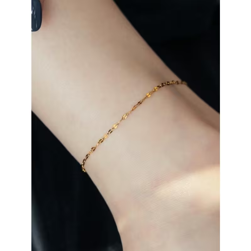 The Solene Anklet — close-up detail