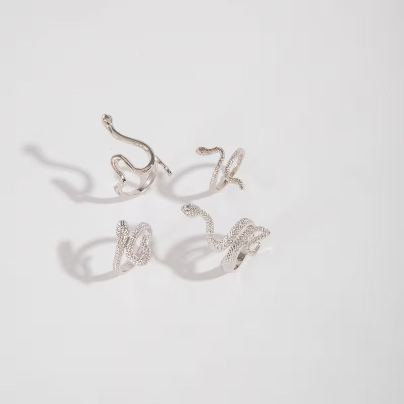 The Serpentine Ring Set