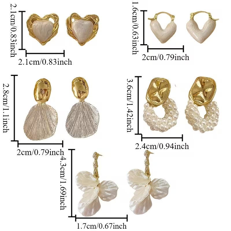 The Ivory Edit Earring Set — additional product detail