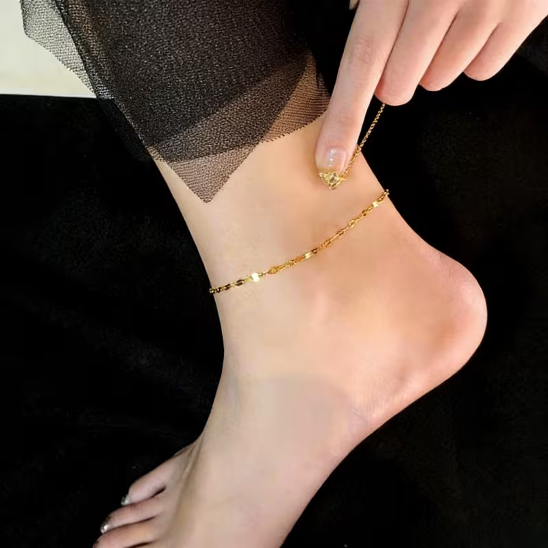 The Solene Anklet — alternate product view