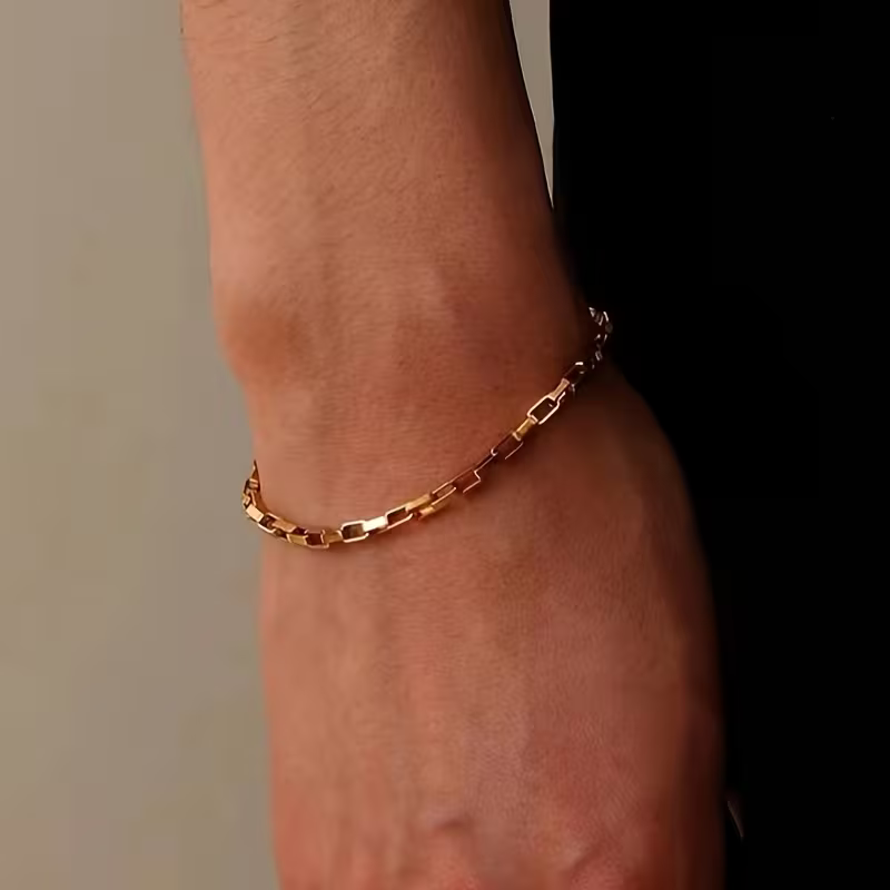 The Verona Chain Bracelet — styled product view