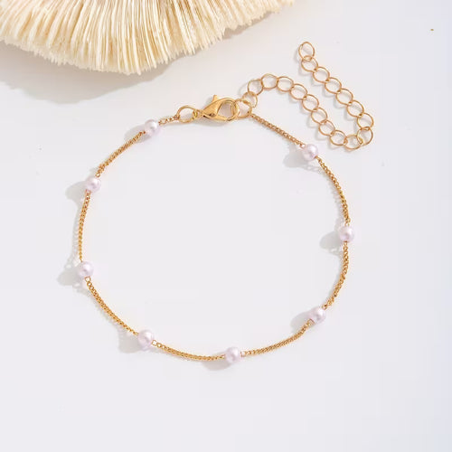 The Amélie Pearl Anklet