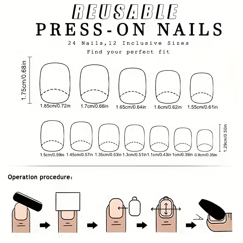 Midnight Cat-Eye Press-On Nails — additional view