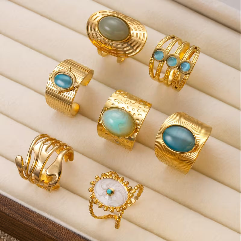 The Elara Ring Edit - 7 Pieces — close-up detail