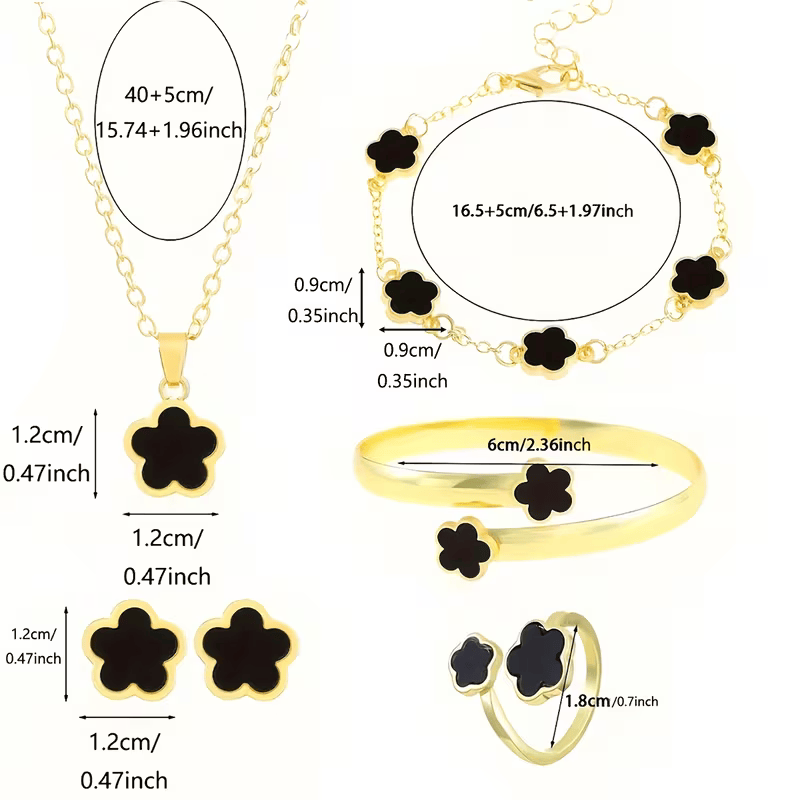 The Fleur Jewelry Set — alternate product view