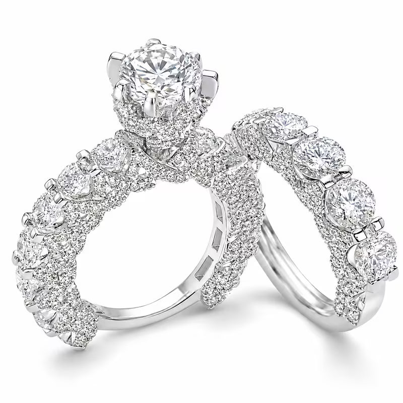 The Celestine Ring Duo